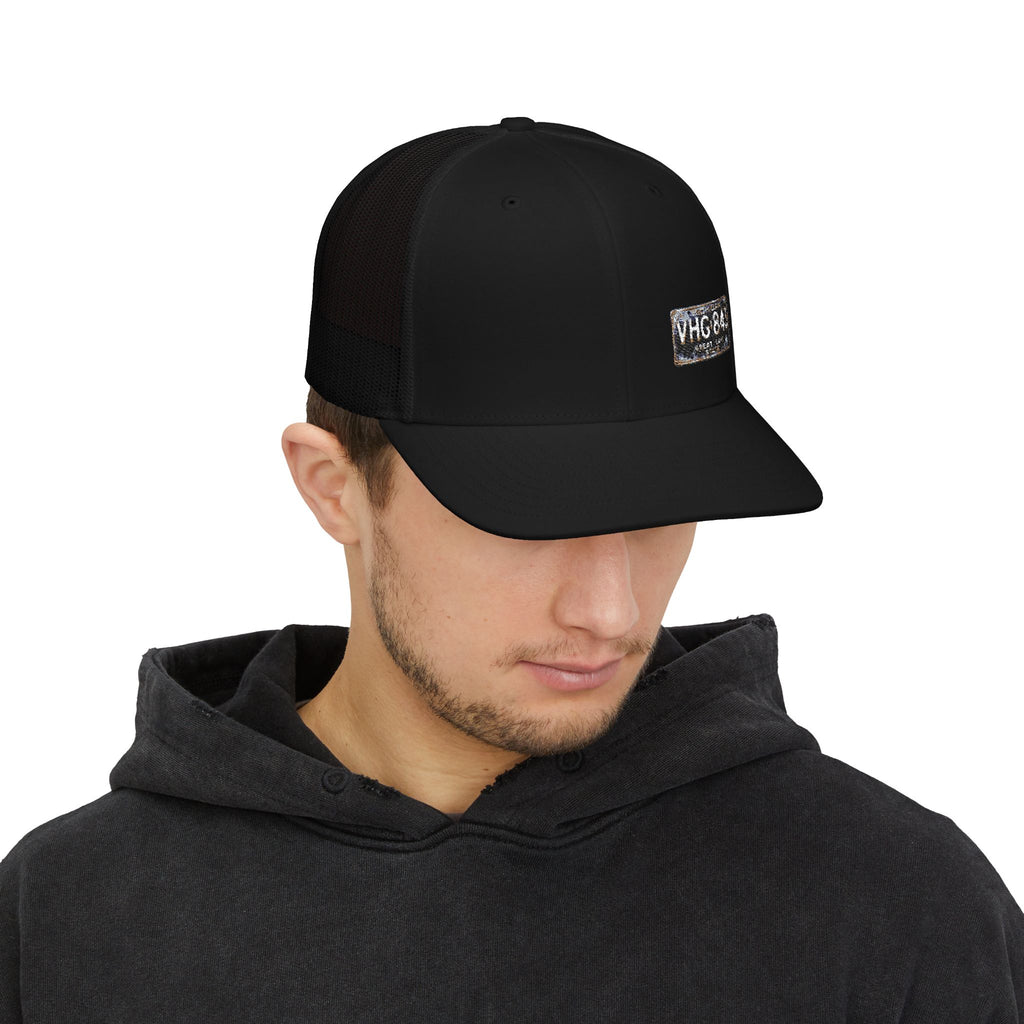 License Plate Embroidered "MICHIGAN" Trucker Cap
