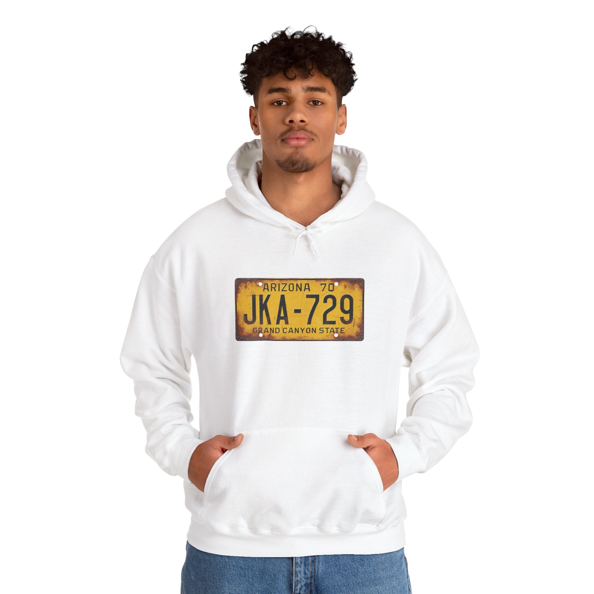 Vintage Arizona License Plate Hoodie