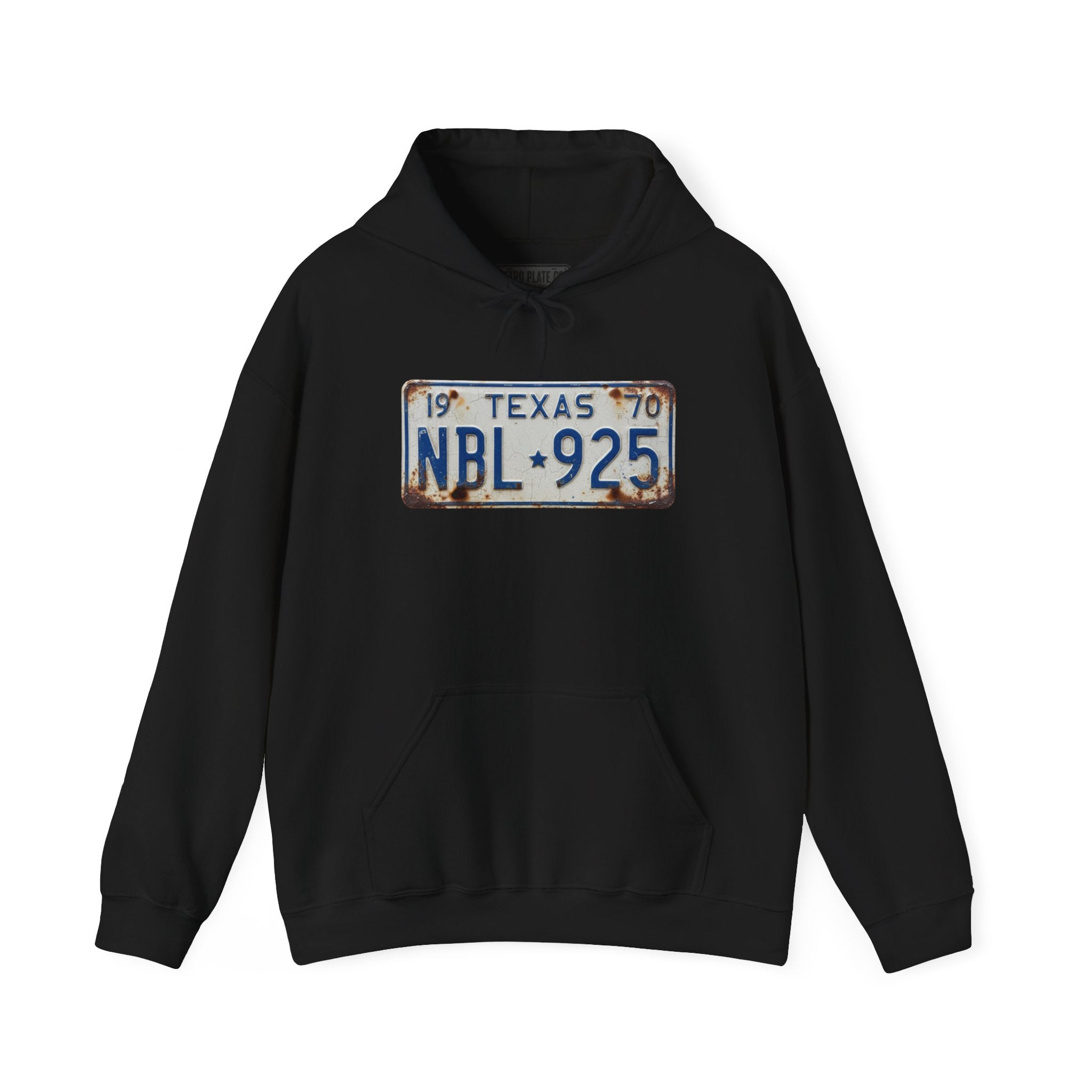 Vintage Texas License Plate Hoodie