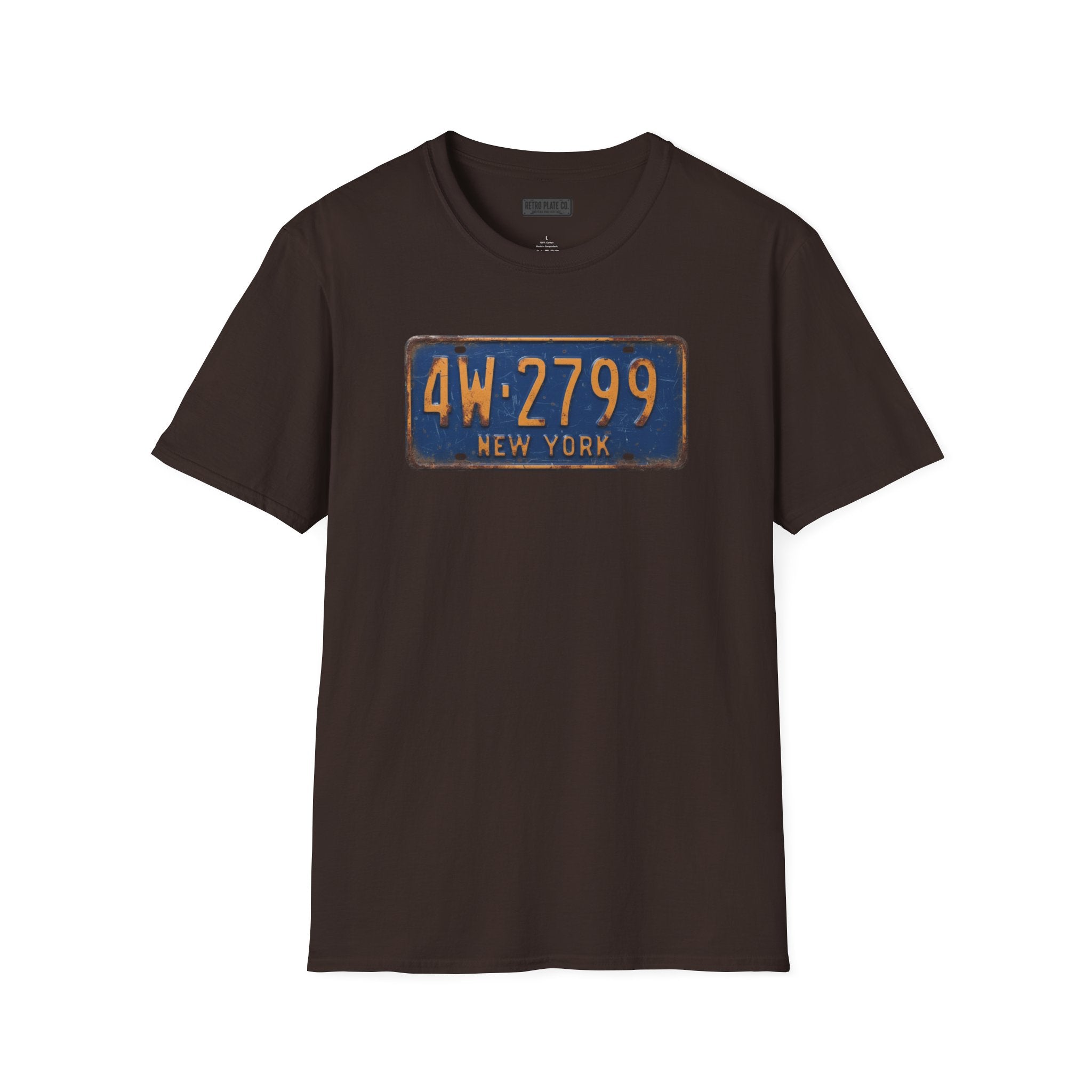 Vintage New York License Plate T-Shirt | Retro Plate