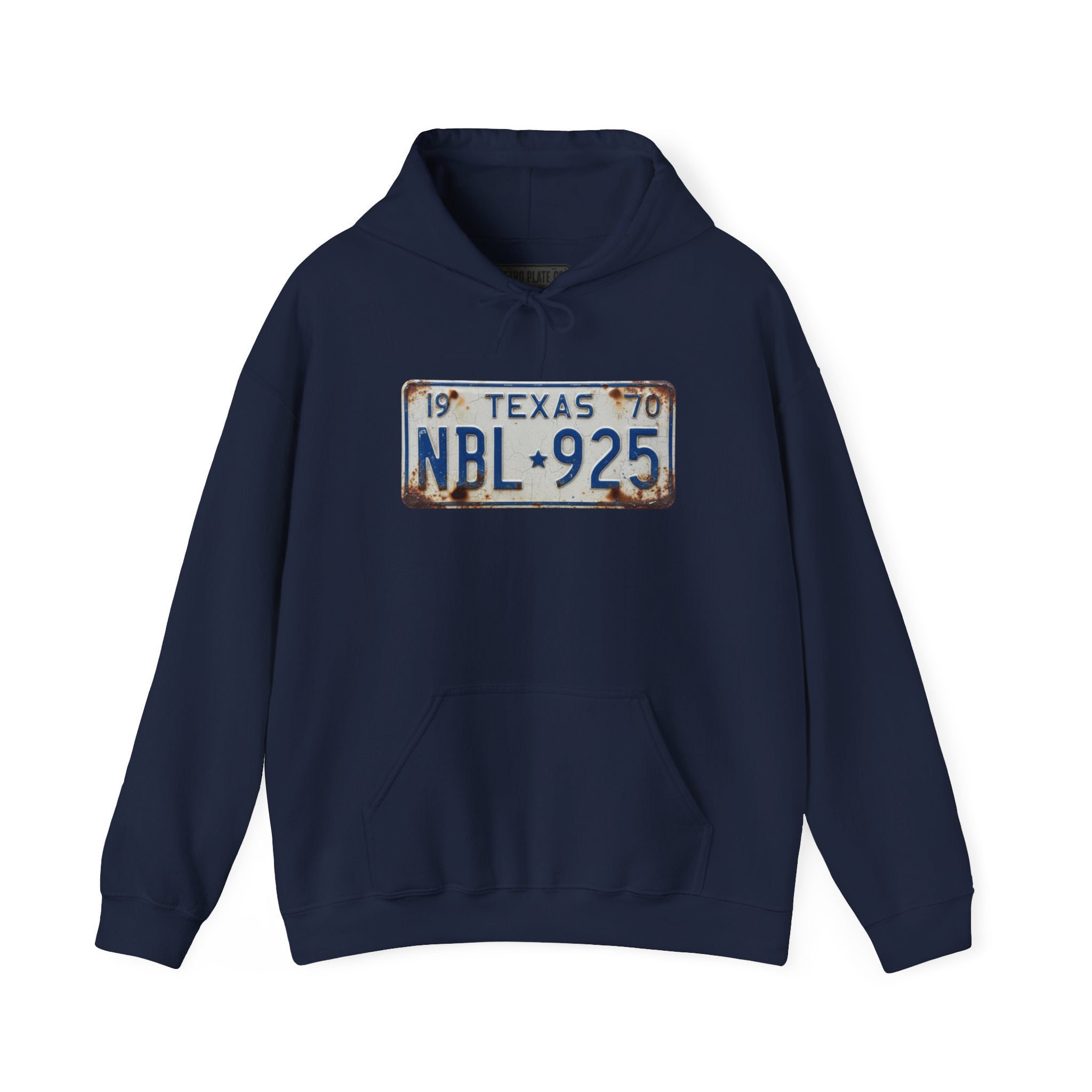 Vintage Texas License Plate Hoodie