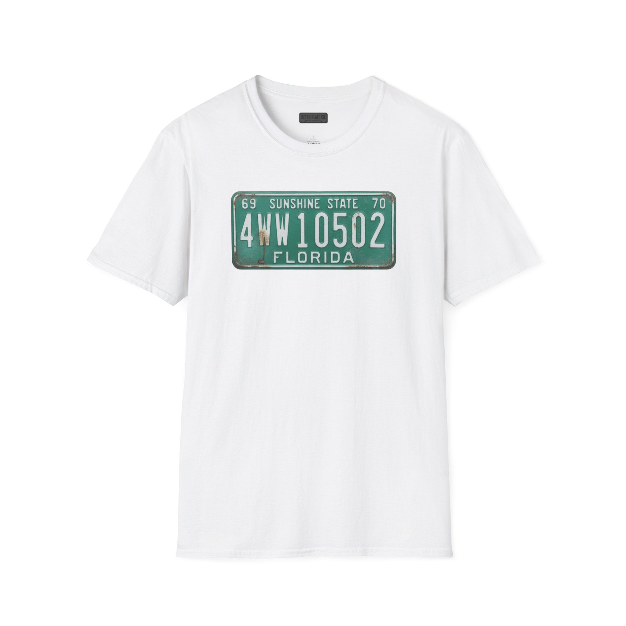 Vintage Florida License Plate T-Shirt | Retro Plate