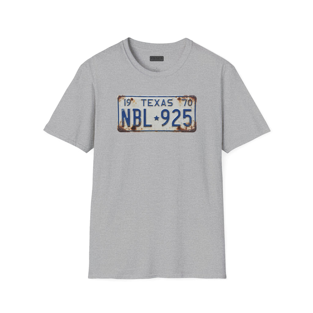 Vintage Texas License Plate T-Shirt | Retro Plate