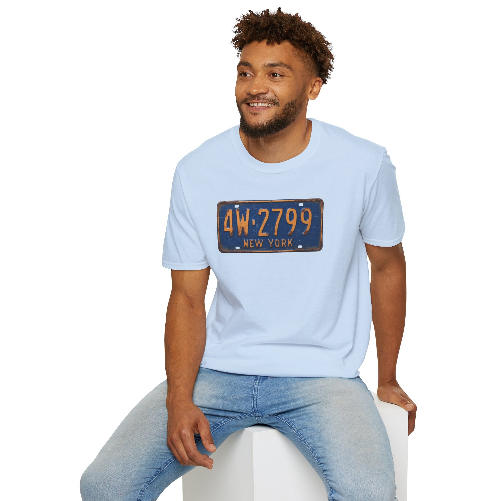 Vintage New York License Plate T-Shirt | Retro Plate
