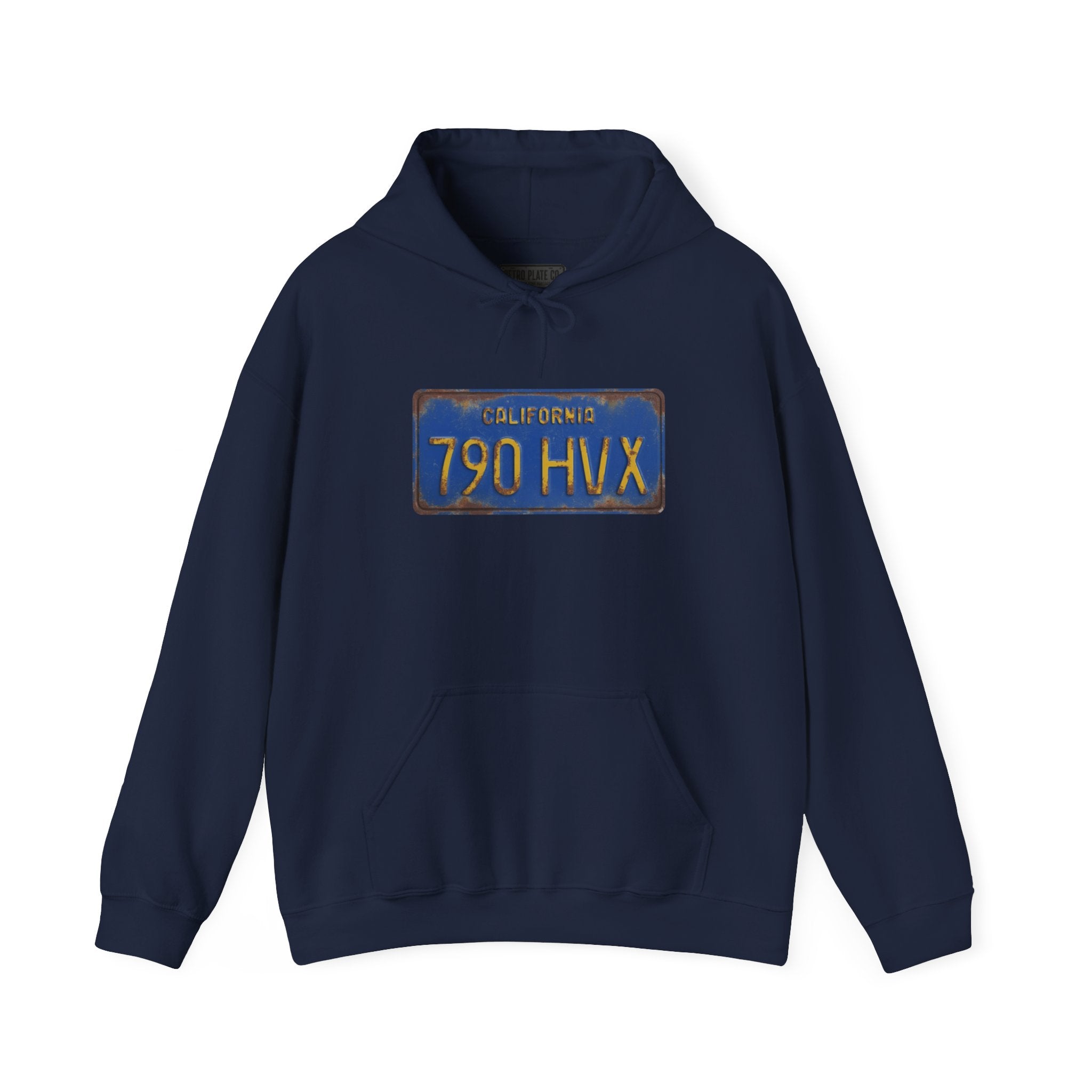 Vintage California License Plate Hoodie