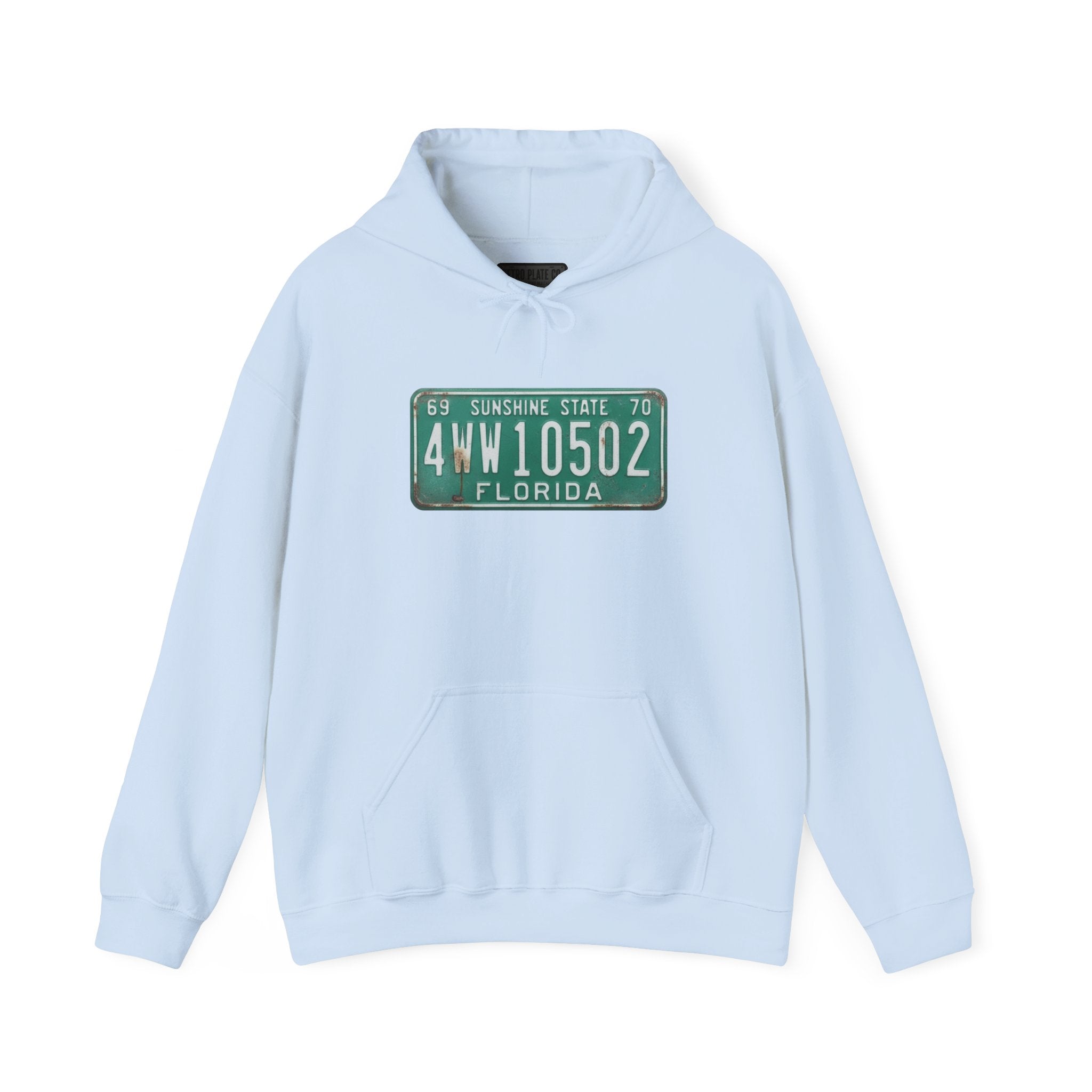 Vintage Florida License Plate Hoodie