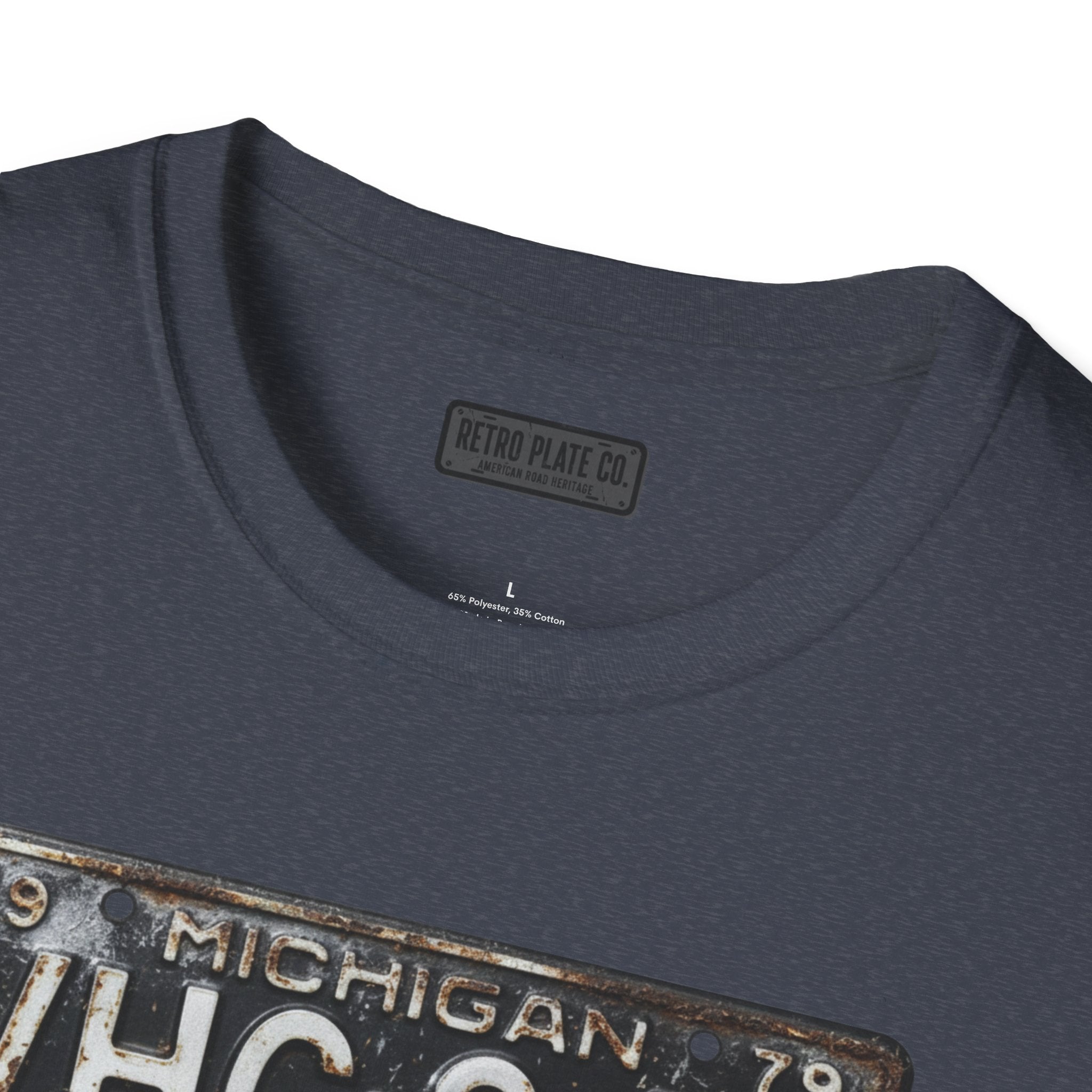 Vintage Michigan License Plate T-Shirt | Retro Plate