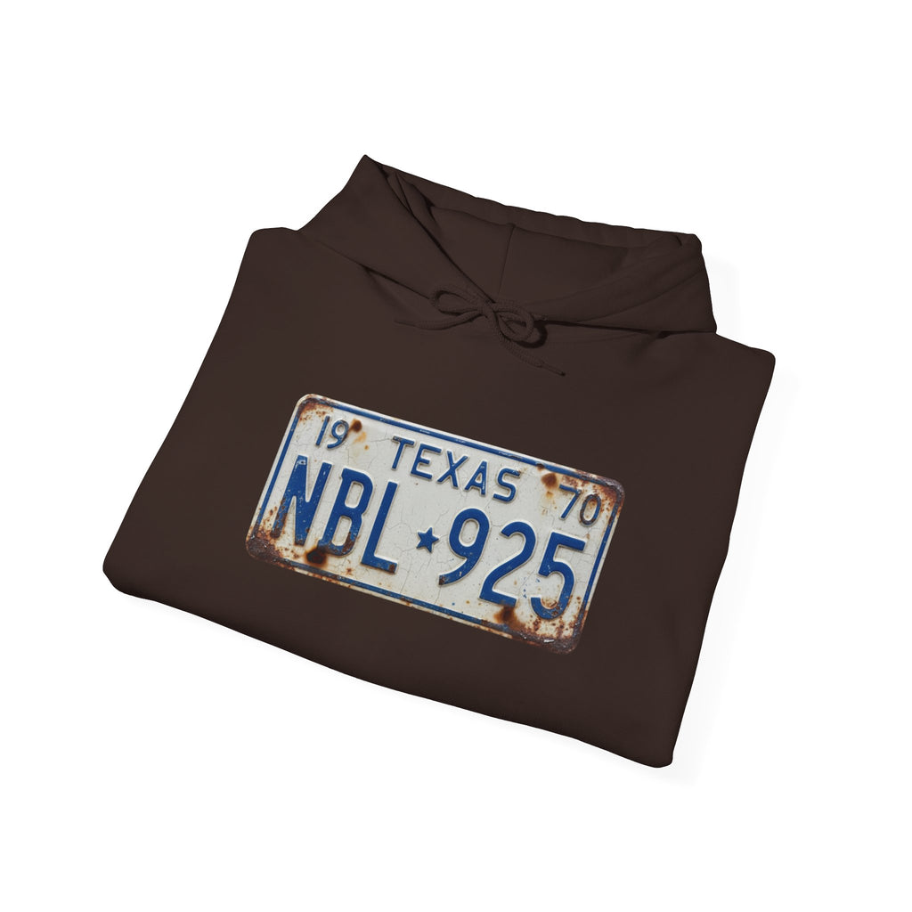 Vintage Texas License Plate Hoodie