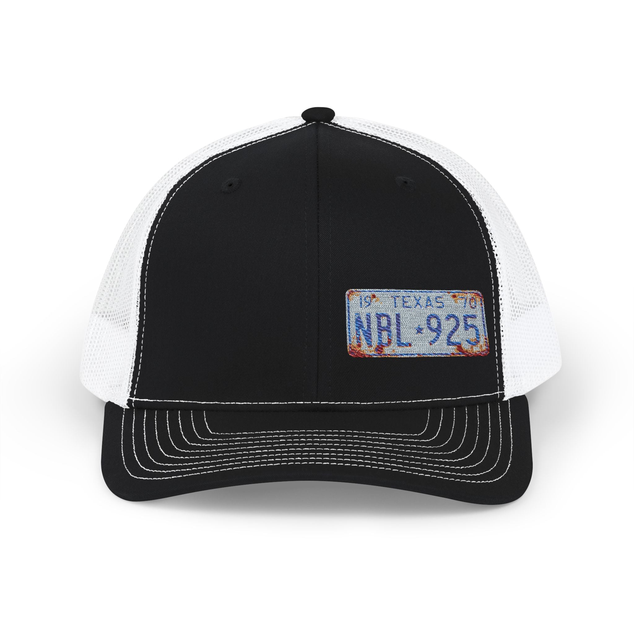 License Plate Embroidered "TEXAS" Trucker Cap