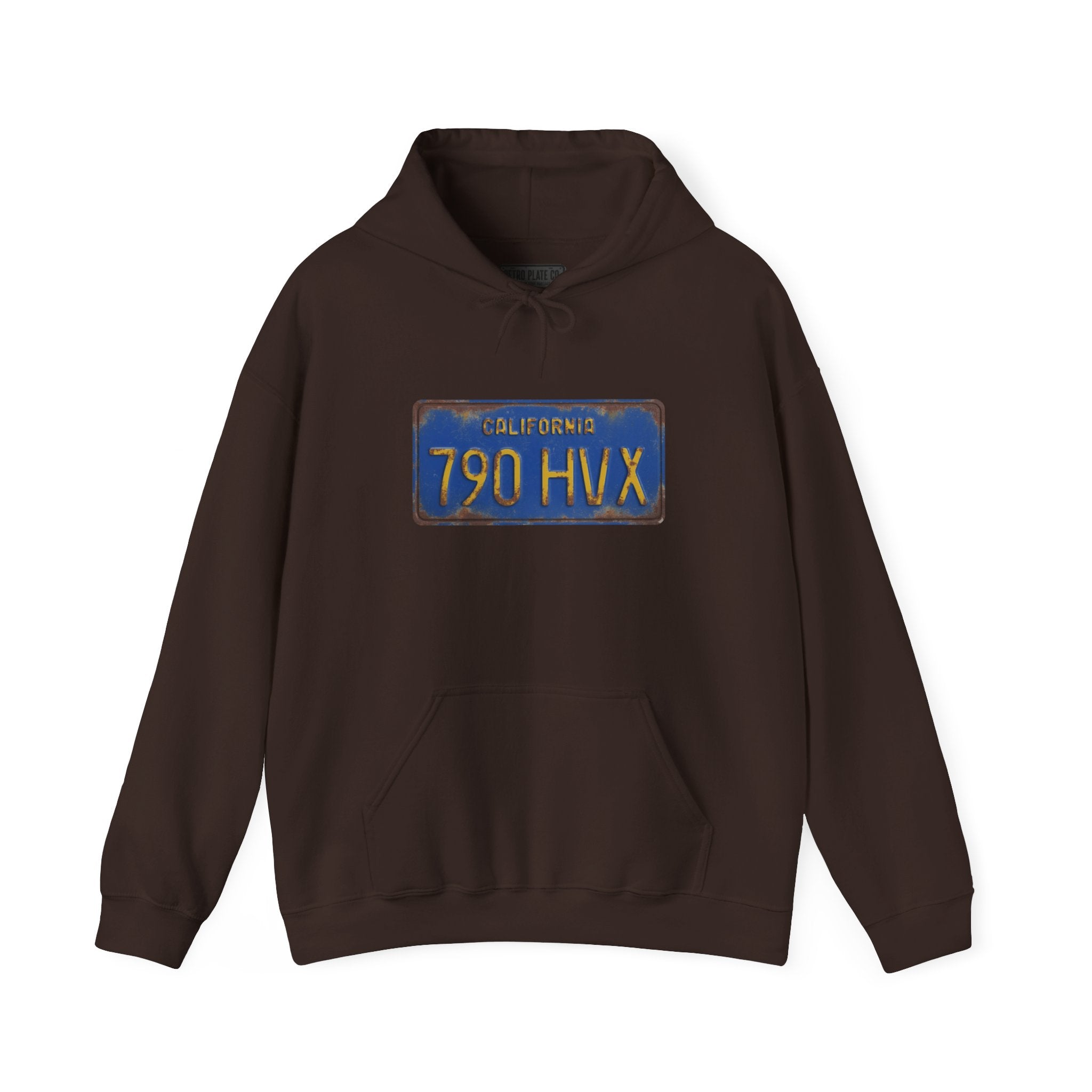 Vintage California License Plate Hoodie