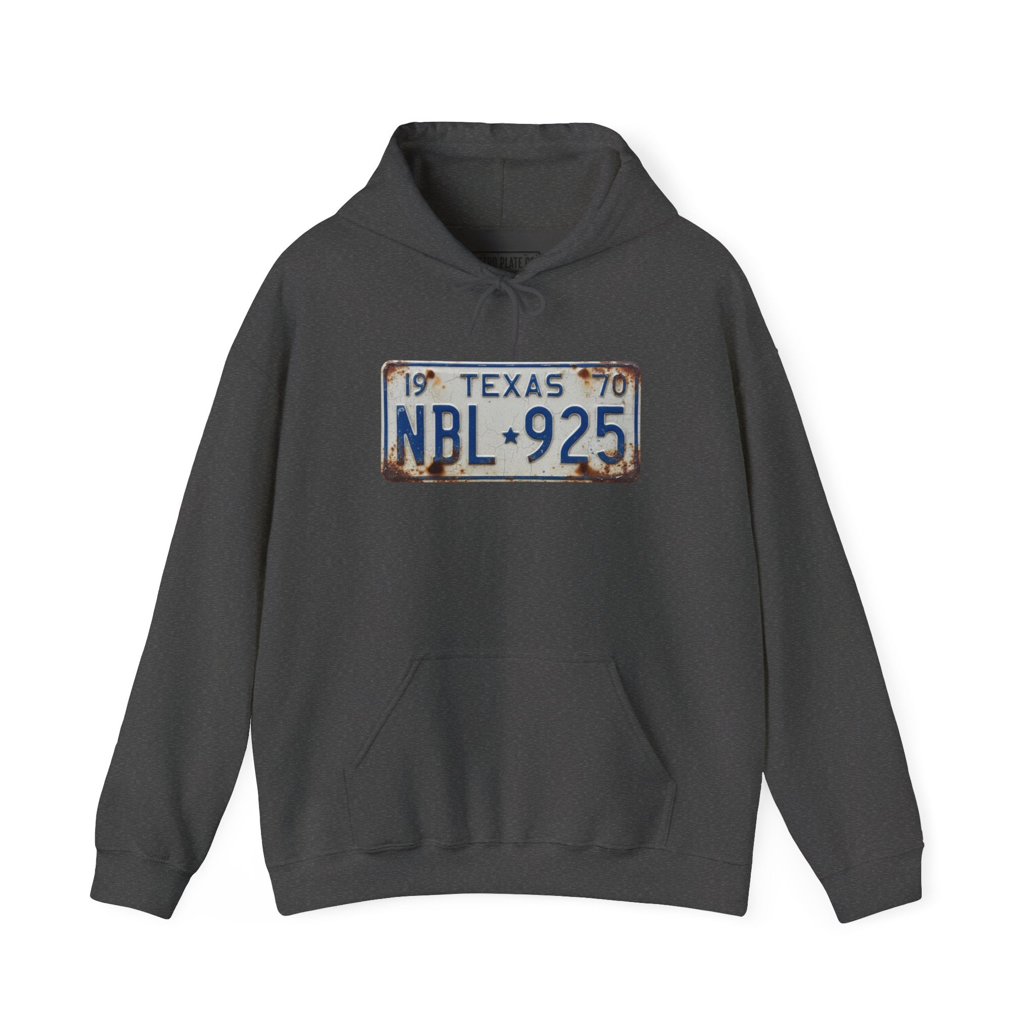 Vintage Texas License Plate Hoodie