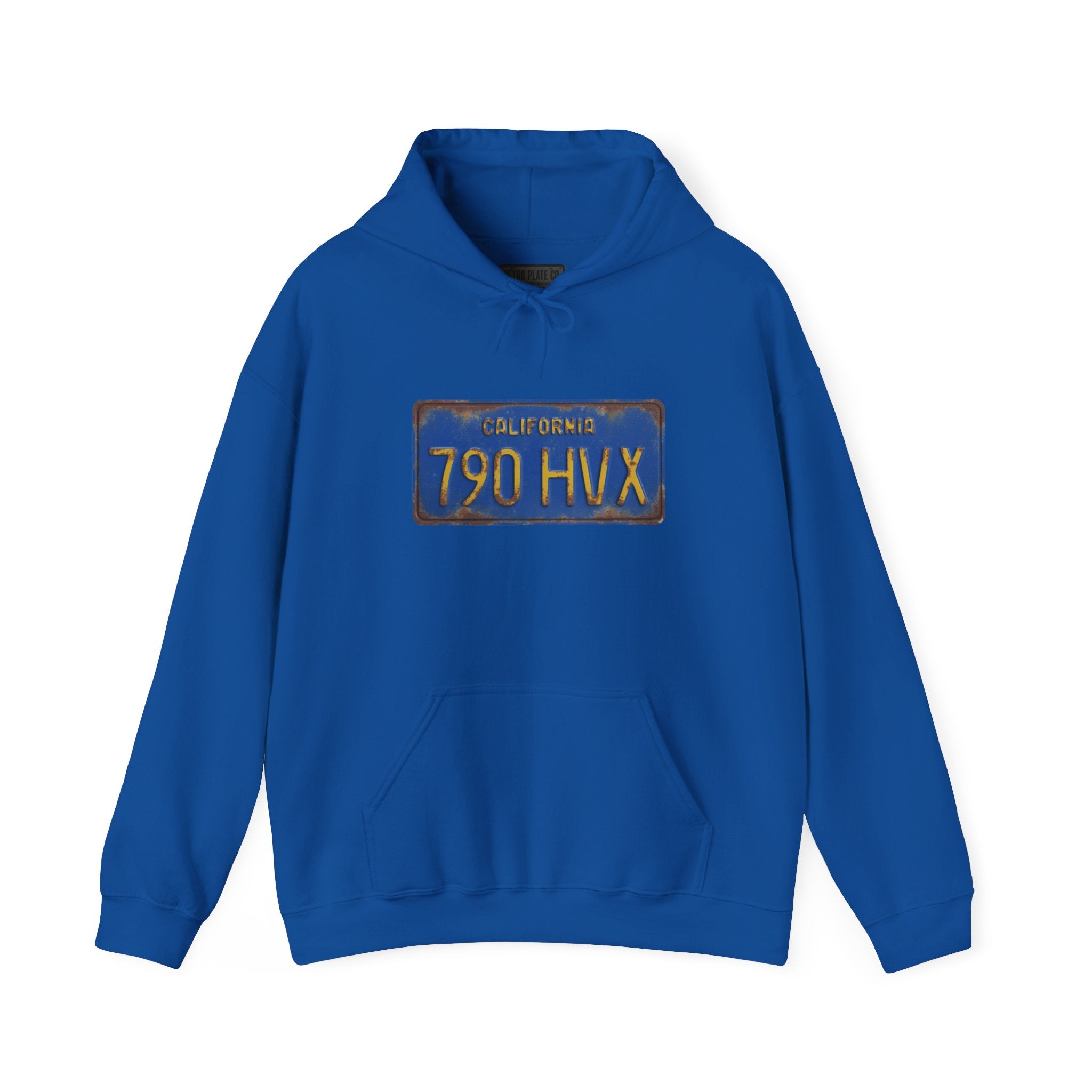 Vintage California License Plate Hoodie
