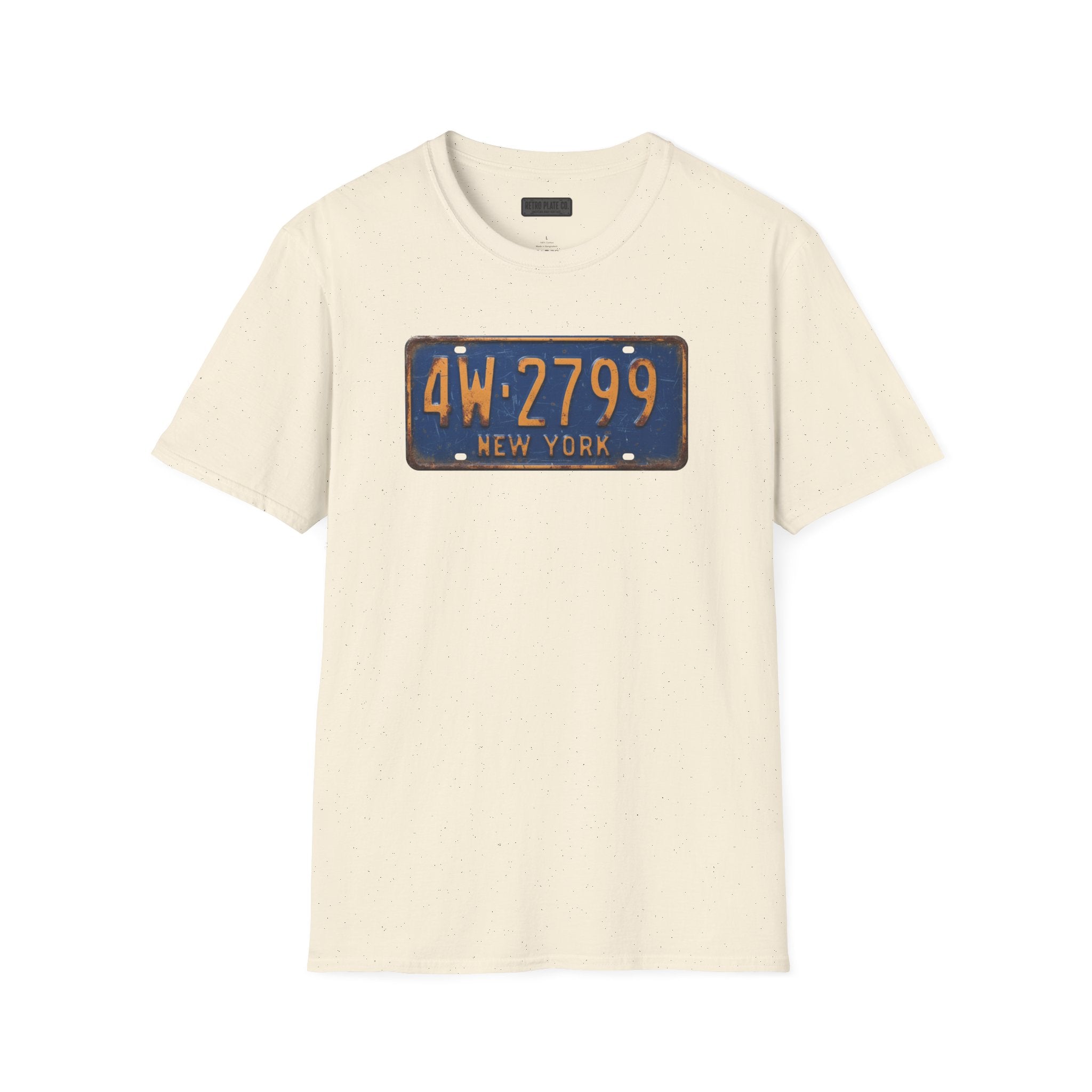Vintage New York License Plate T-Shirt | Retro Plate