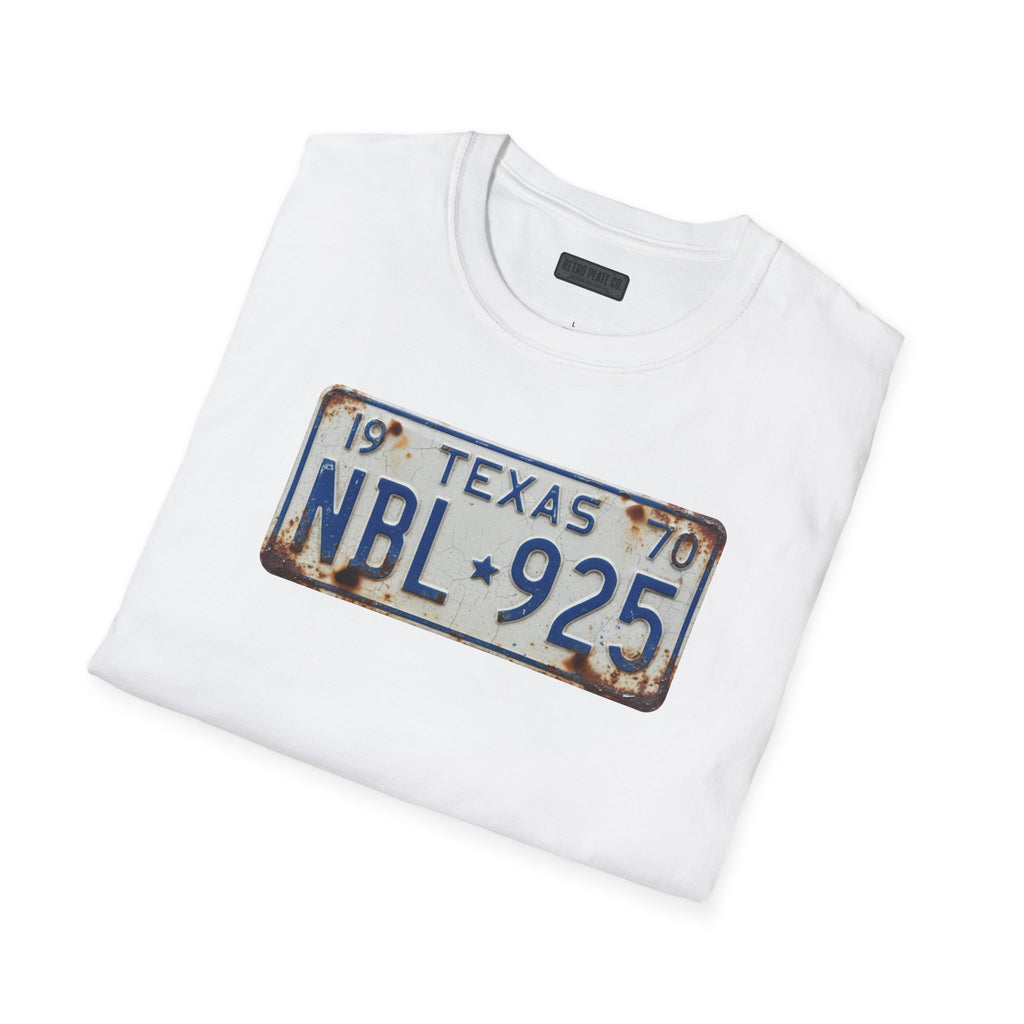 Vintage Texas License Plate T-Shirt | Retro Plate
