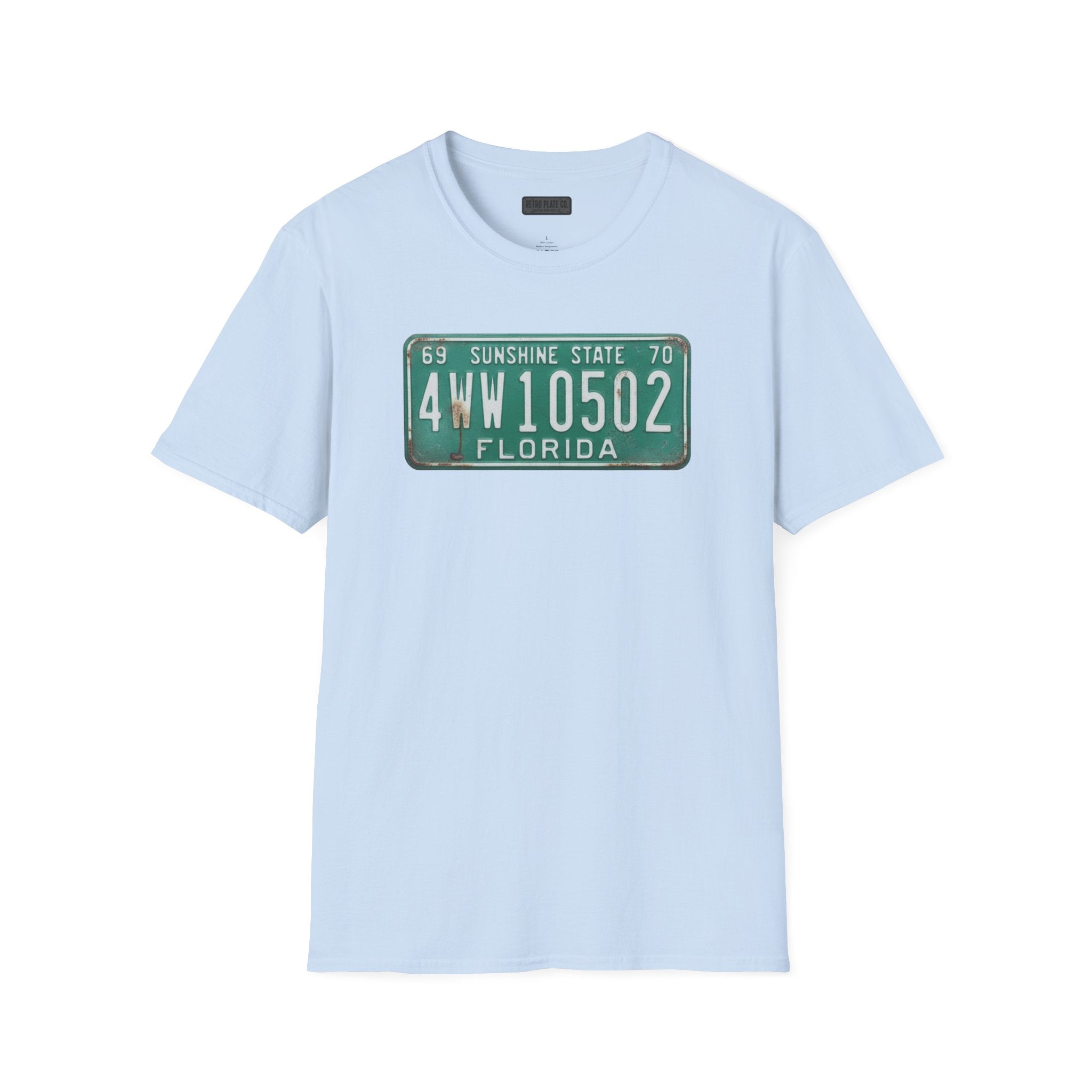 Vintage Florida License Plate T-Shirt | Retro Plate