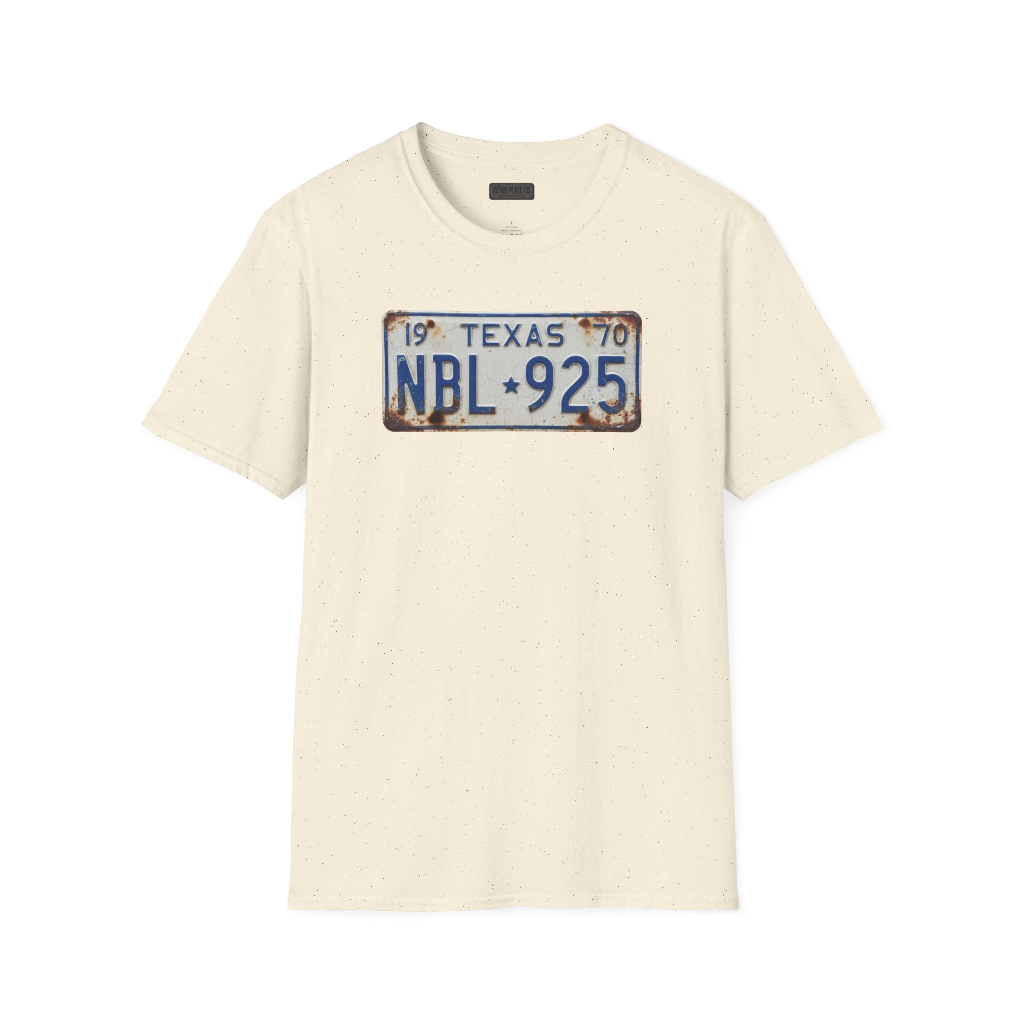 Vintage Texas License Plate T-Shirt | Retro Plate