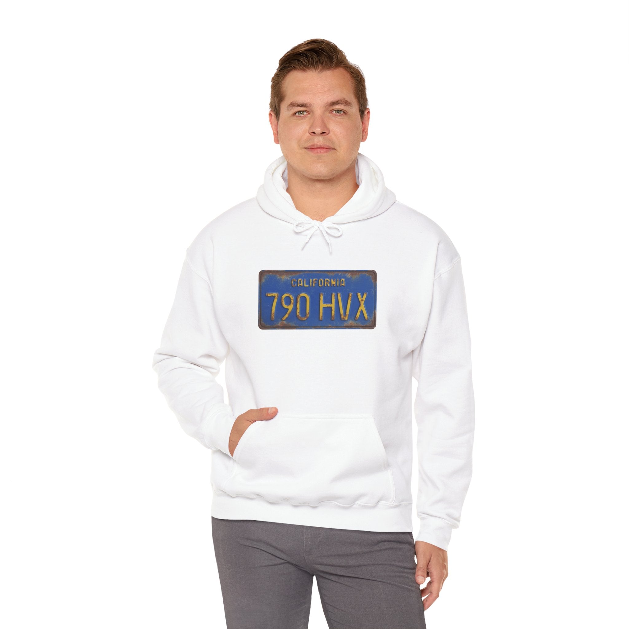 Vintage California License Plate Hoodie