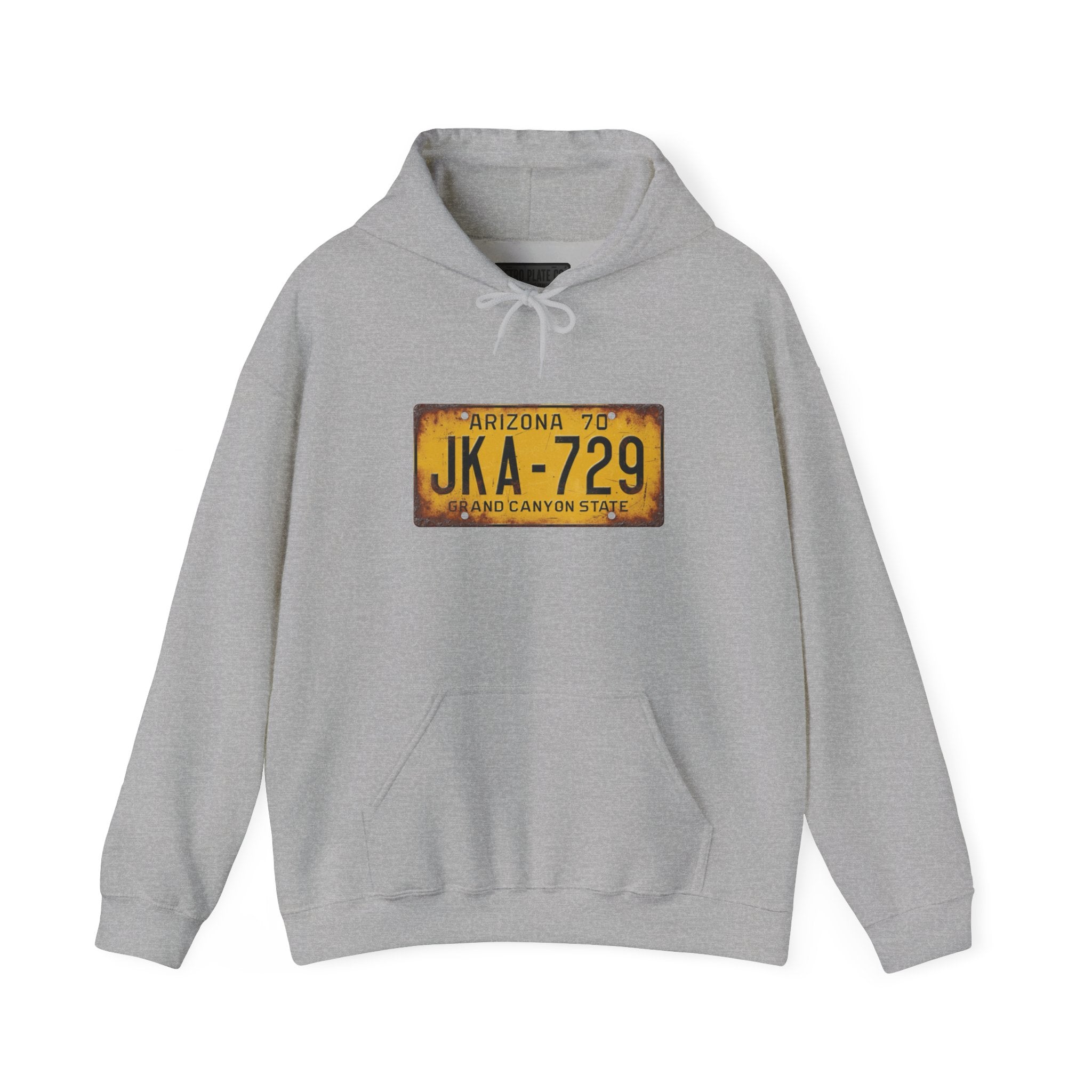 Vintage Arizona License Plate Hoodie