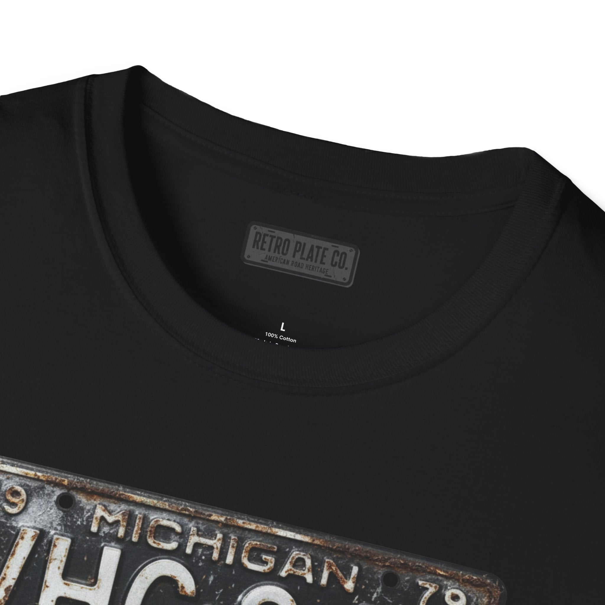 Vintage Michigan License Plate T-Shirt | Retro Plate