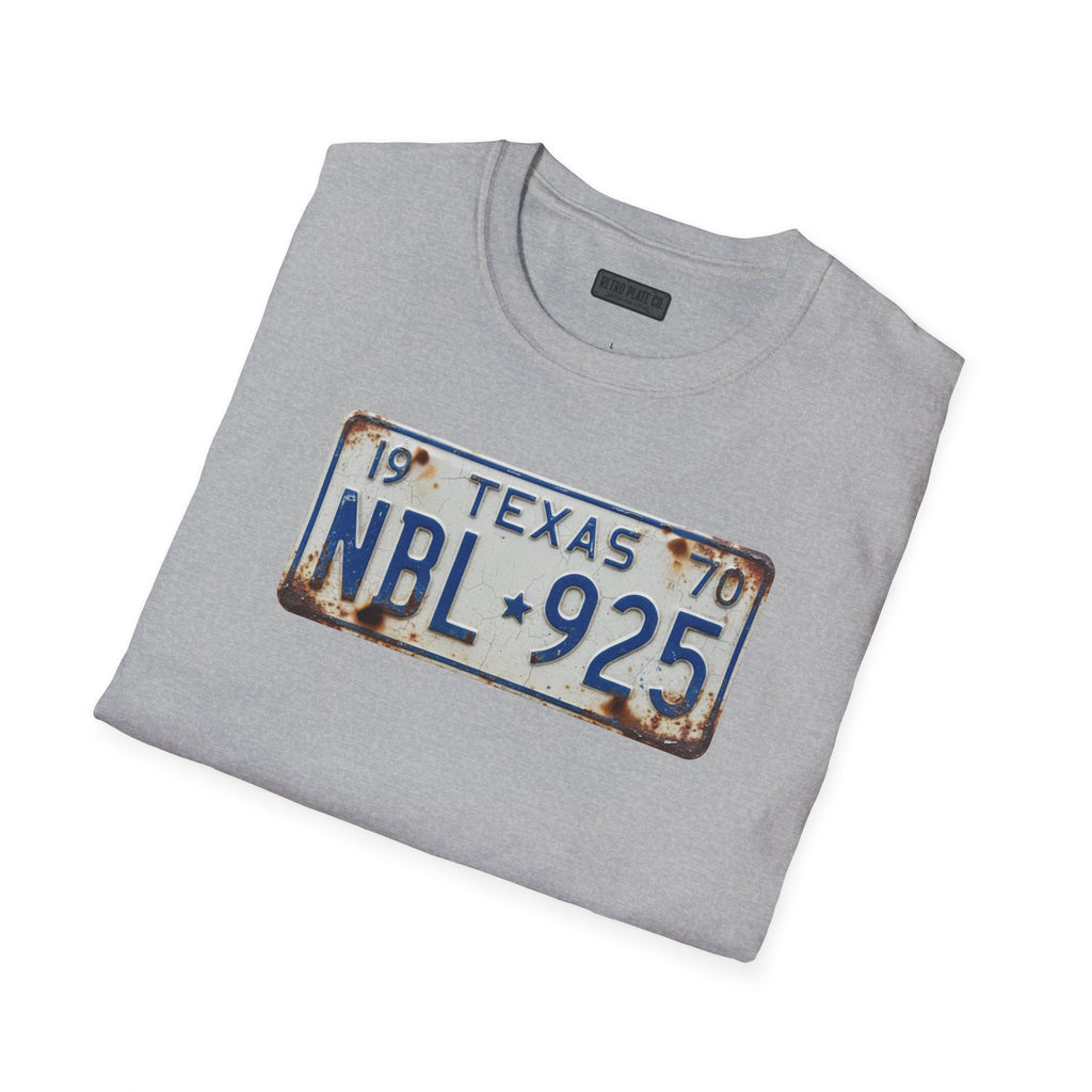 Vintage Texas License Plate T-Shirt | Retro Plate
