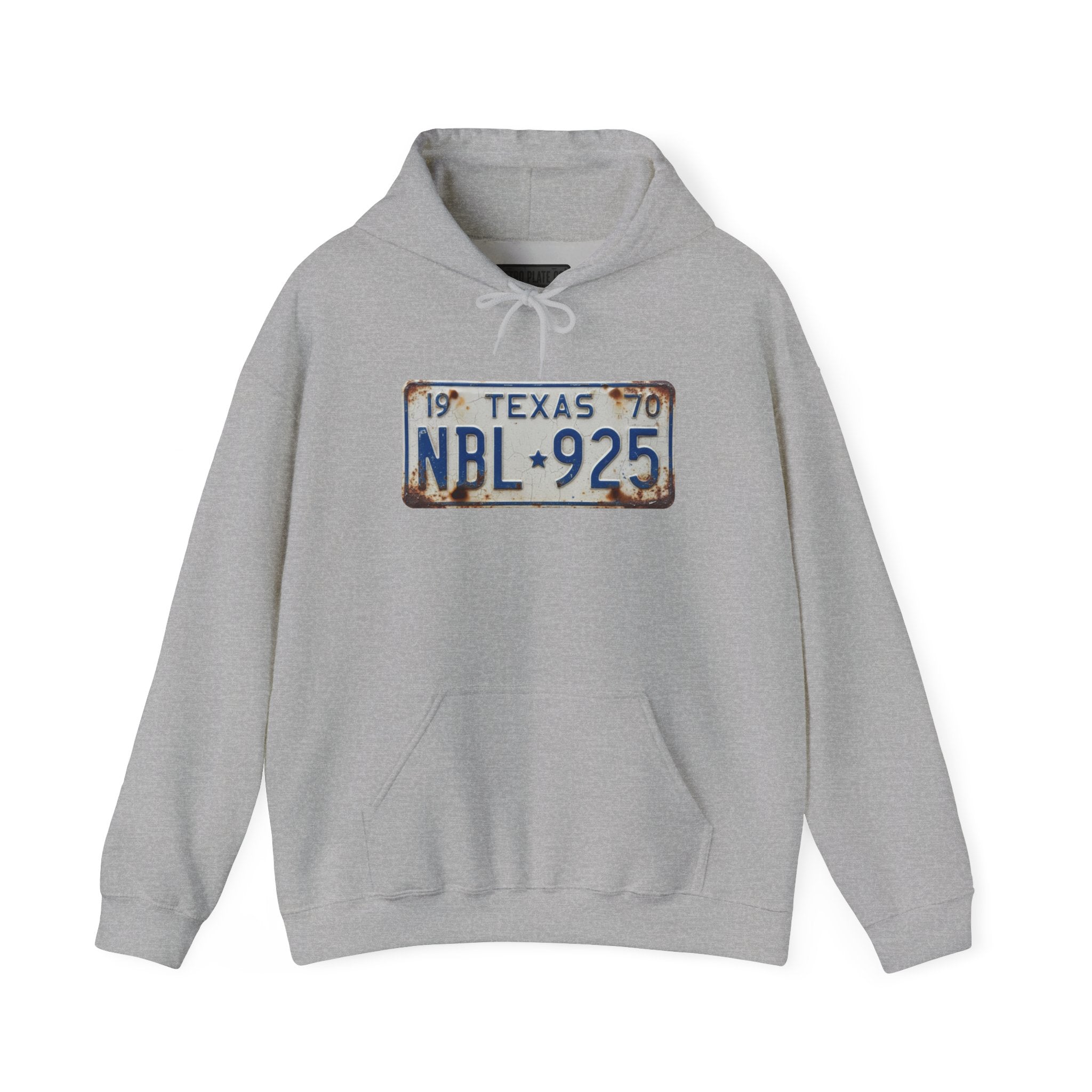 Vintage Texas License Plate Hoodie