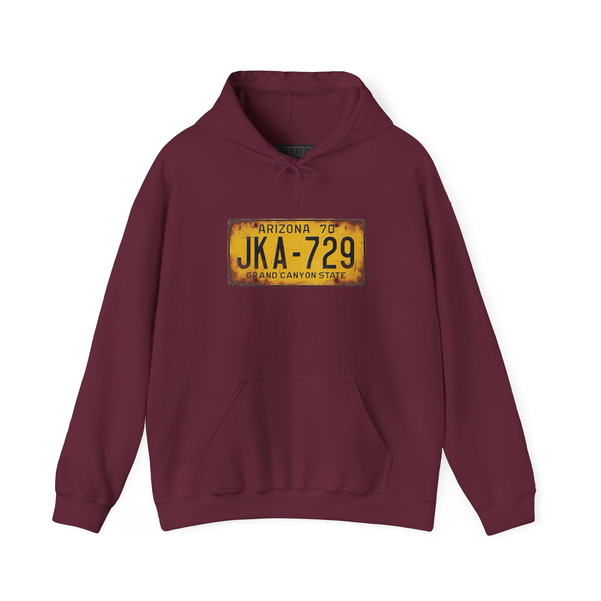 Vintage Arizona License Plate Hoodie
