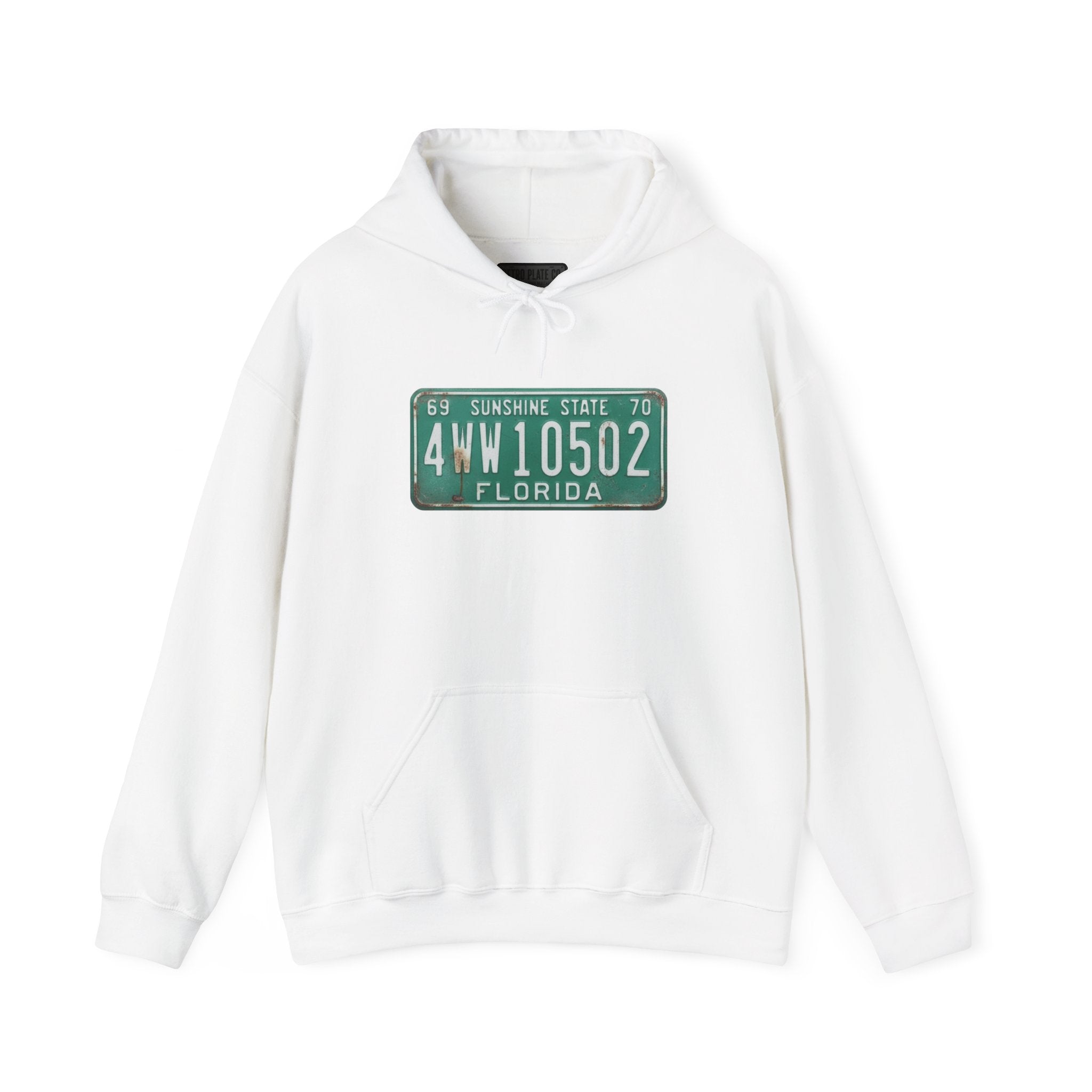Vintage Florida License Plate Hoodie