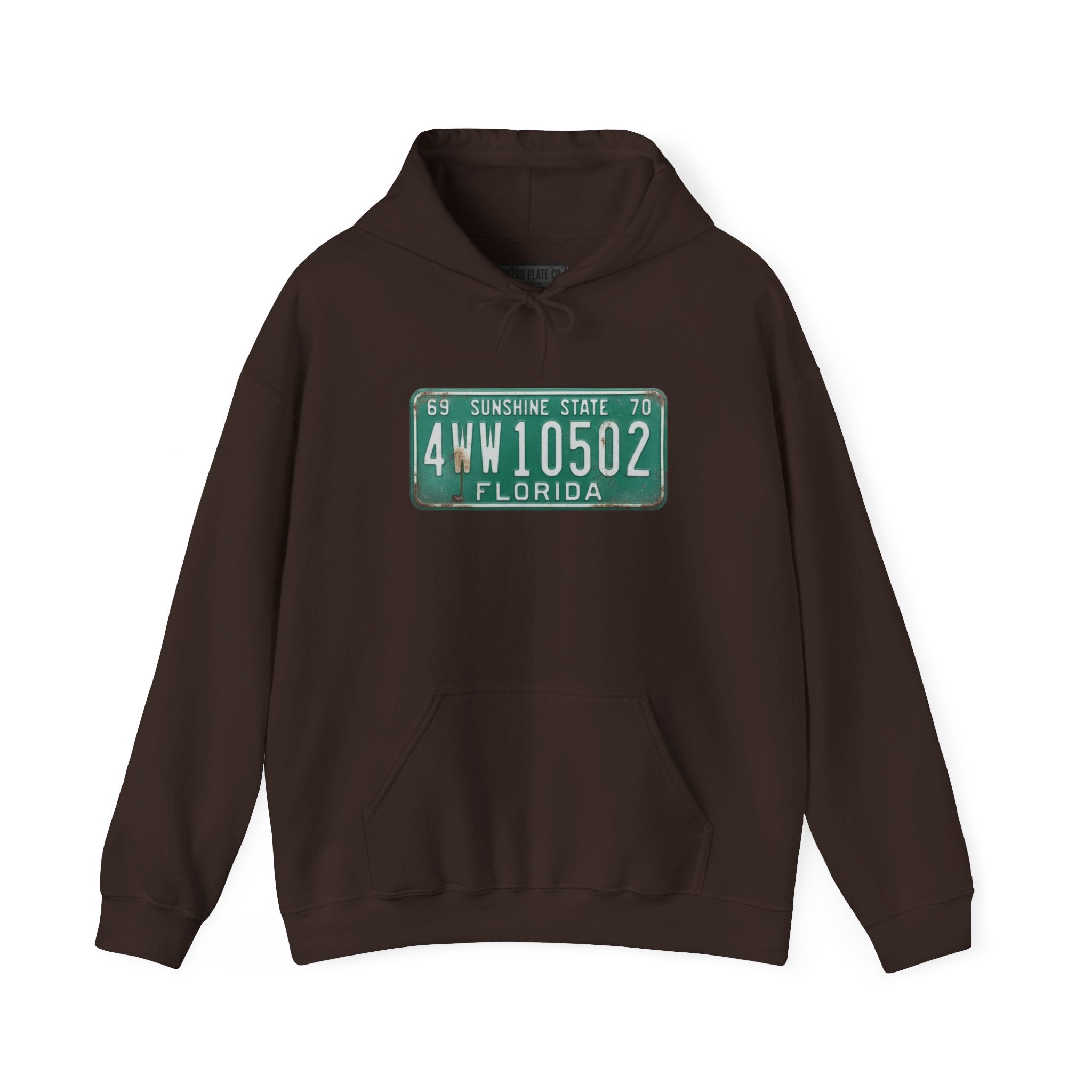 Vintage Florida License Plate Hoodie