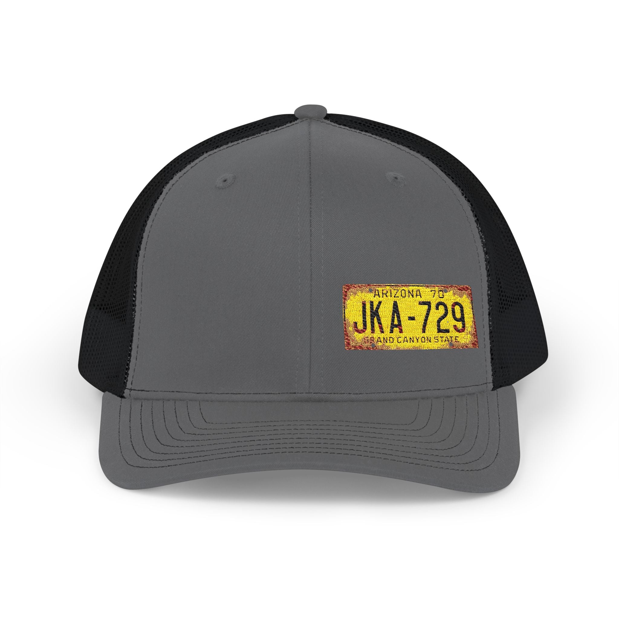 License Plate Embroidered "ARIZONA" Trucker Cap