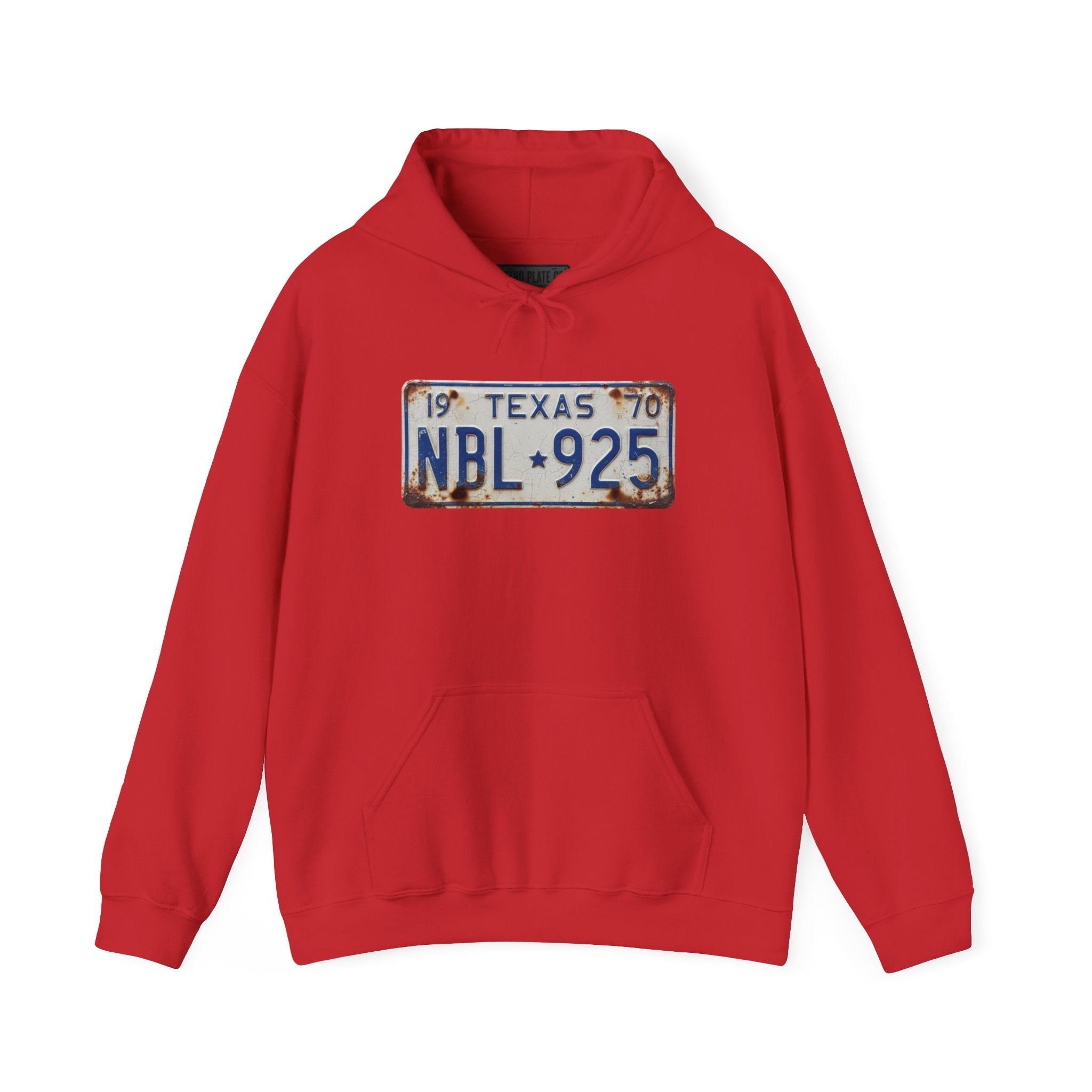 Vintage Texas License Plate Hoodie