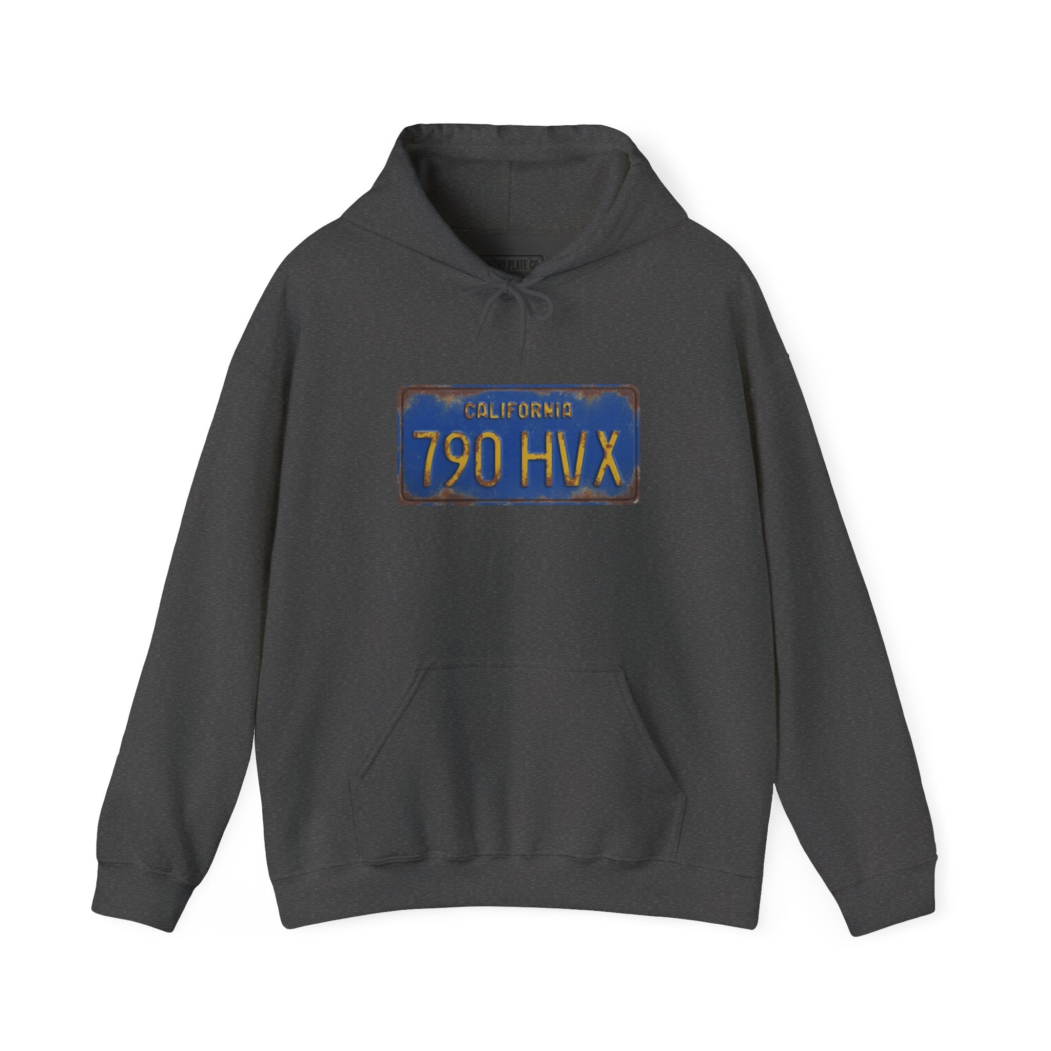 Vintage California License Plate Hoodie
