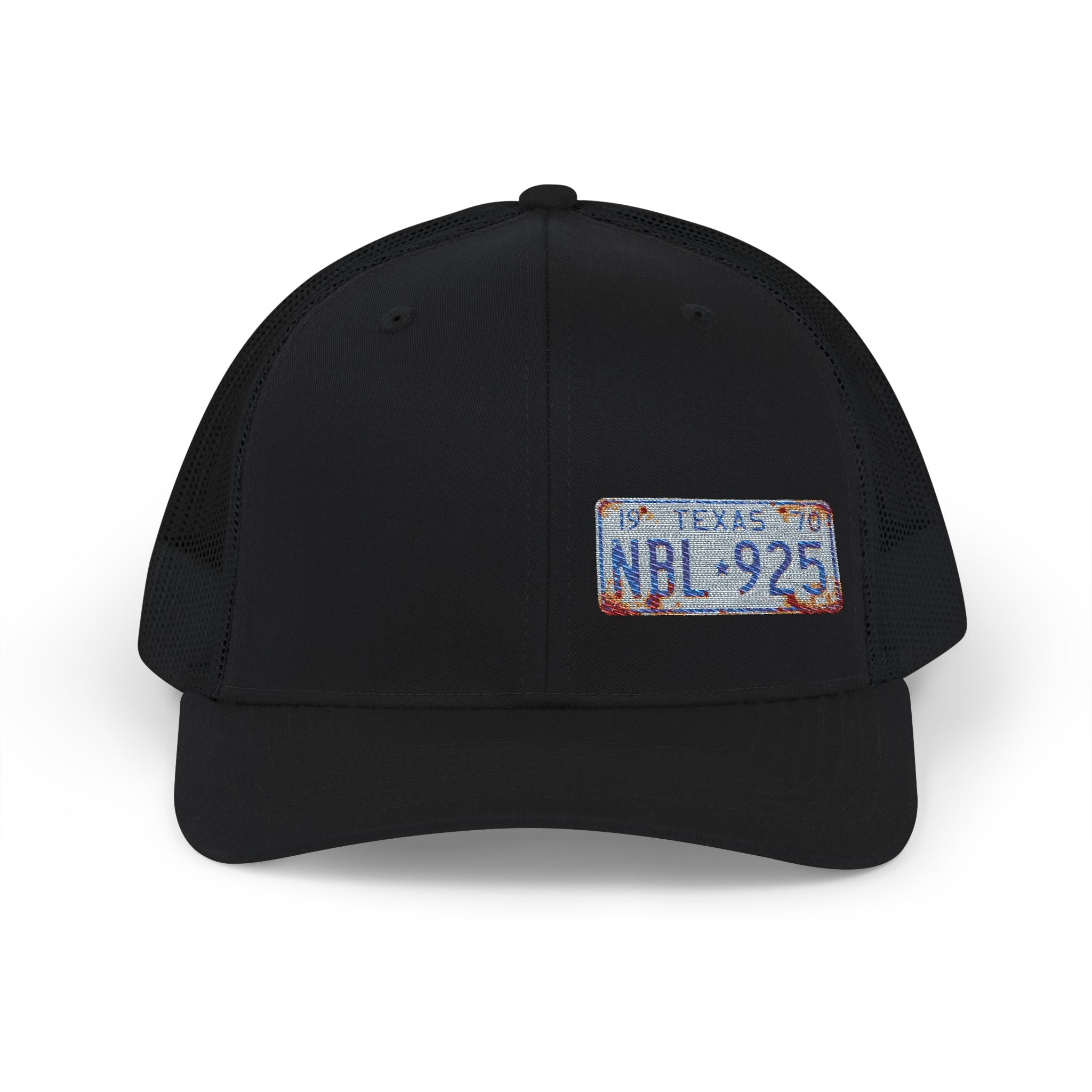 License Plate Embroidered "TEXAS" Trucker Cap