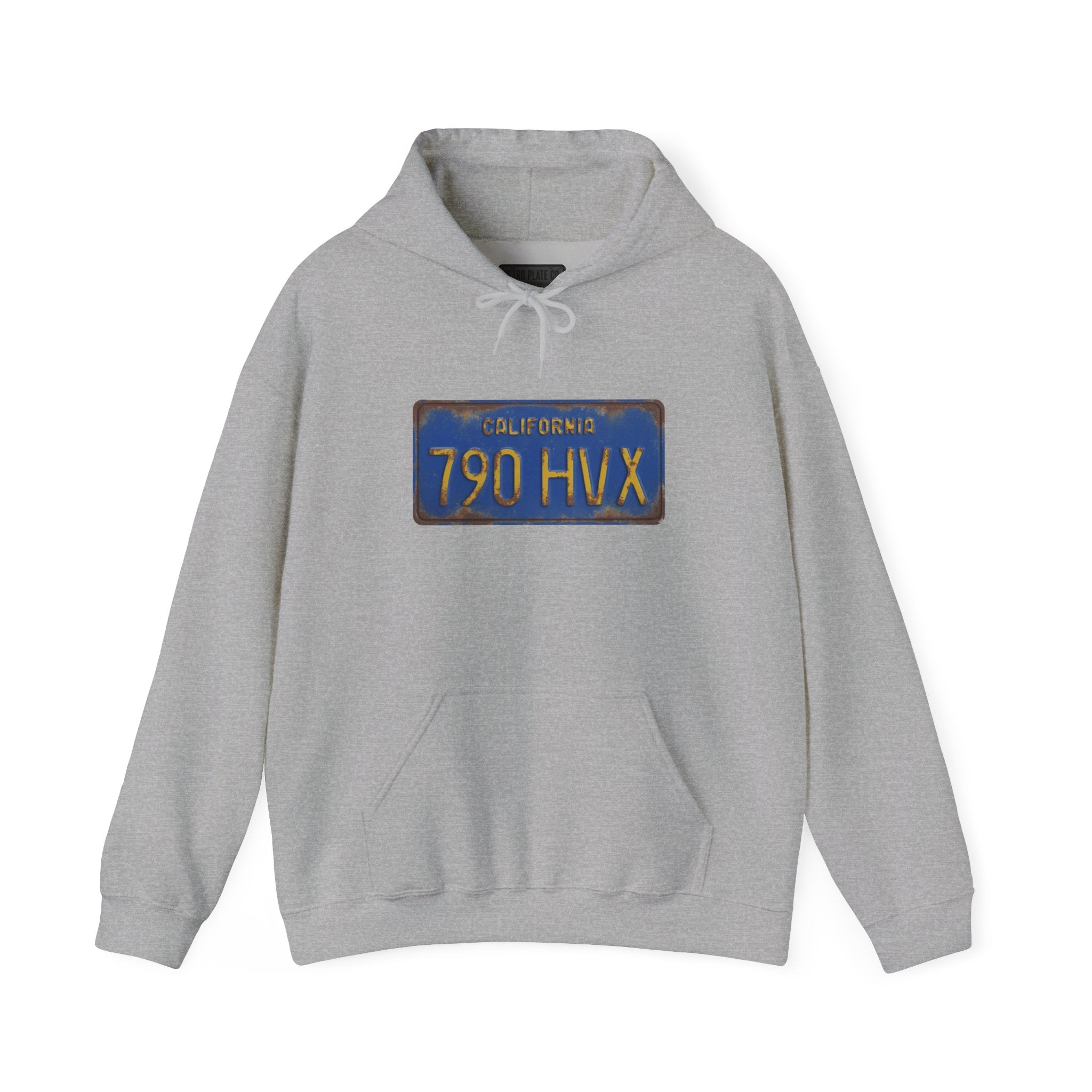 Vintage California License Plate Hoodie